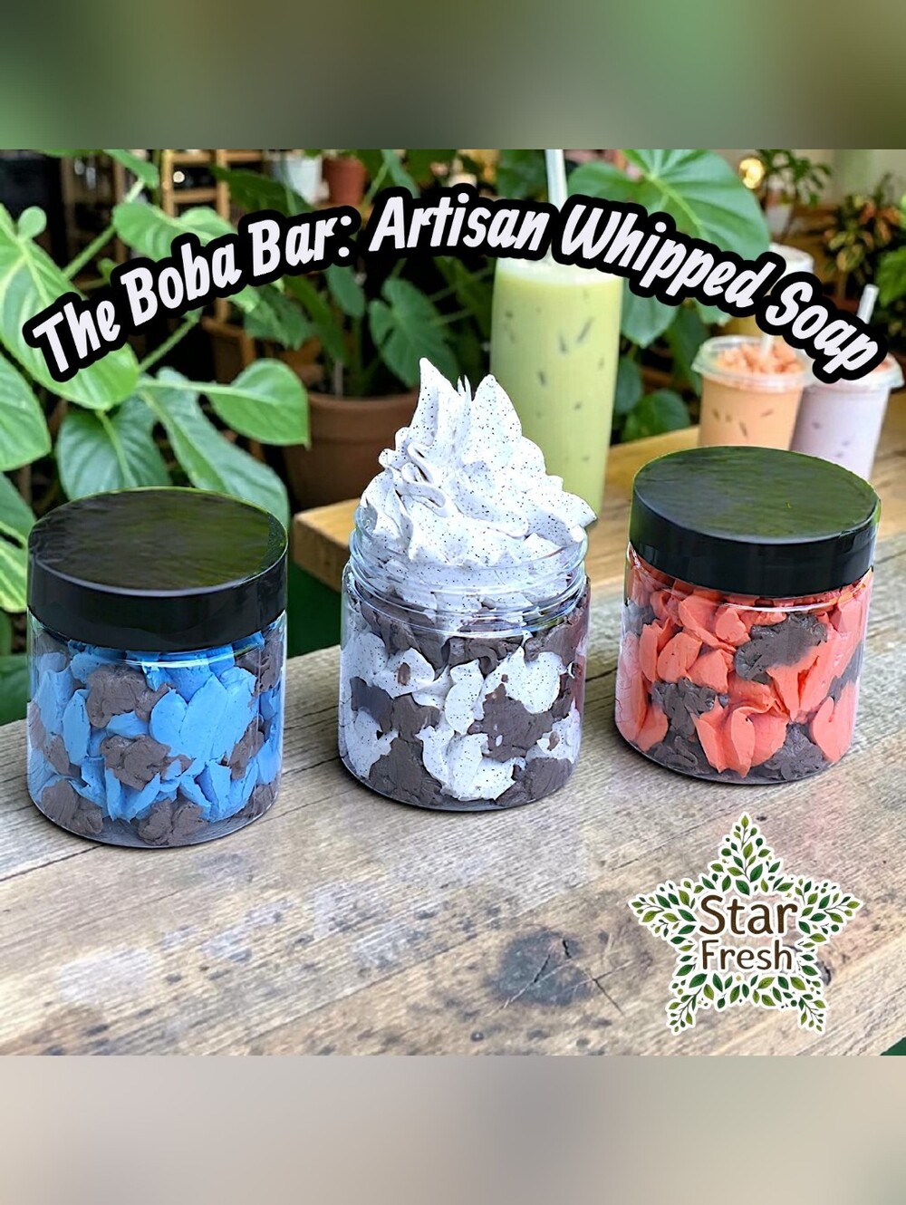 BUY NOW (1) 4oz- Boba Whipped Body Soap